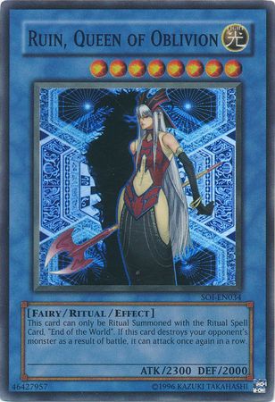 Ruin, Queen of Oblivion - SOI-EN034 - Super Rare - Unlimited available at 401 Games Canada