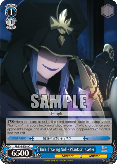 Rule-breaking Noble Phantasm, Caster - FS/S34-E093 - Common available at 401 Games Canada