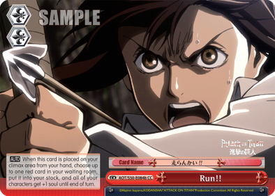 Run!! - AOT/S50-E084b - Climax Common available at 401 Games Canada