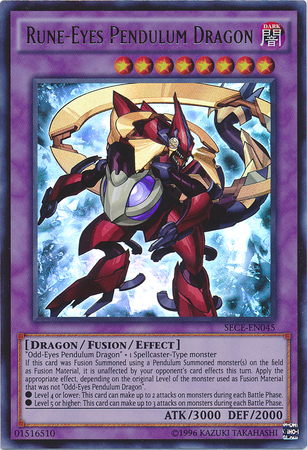 Rune-Eyes Pendulum Dragon - SECE-EN045 - Ultra Rare - Unlimited available at 401 Games Canada