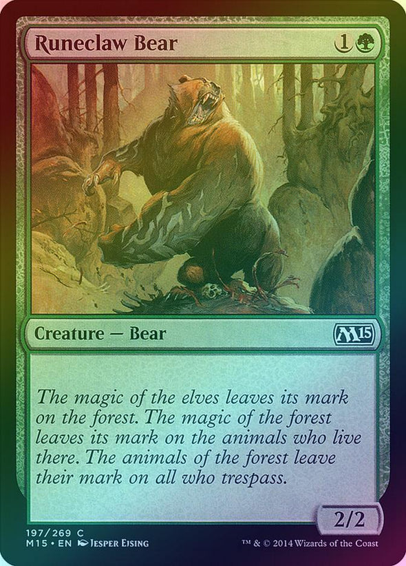 Runeclaw Bear (Foil) (M15) available at 401 Games Canada