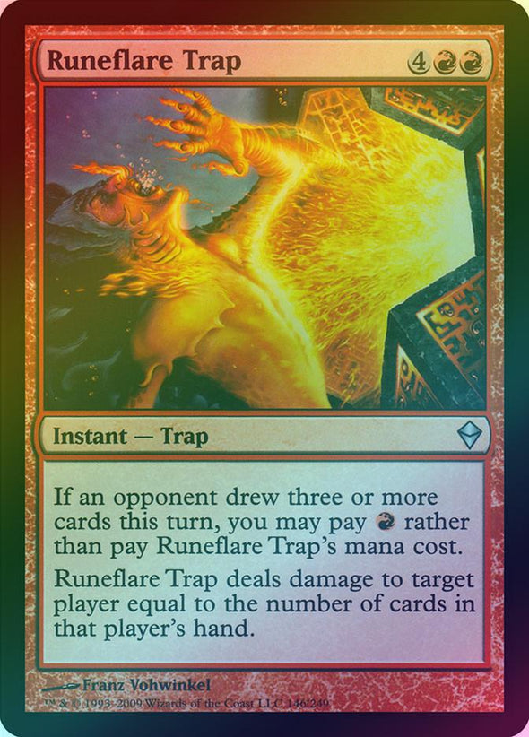 Runeflare Trap (Foil) (ZEN) available at 401 Games Canada