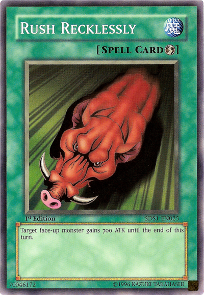 Rush Recklessly - 5DS1-EN025 - Common - 1st Edition available at 401 Games Canada