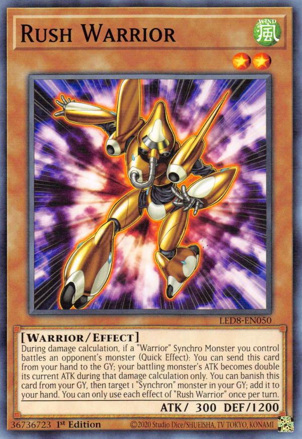 Rush Warrior - LED8-EN050 - Common - 1st Edition available at 401 Games Canada