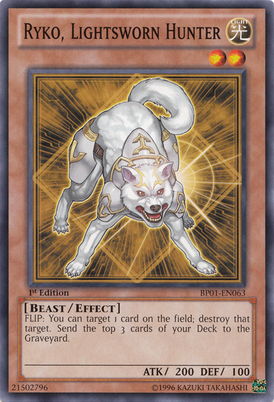 Ryko, Lightsworn Hunter - BP01-EN063 - Common - 1st Edition available at 401 Games Canada