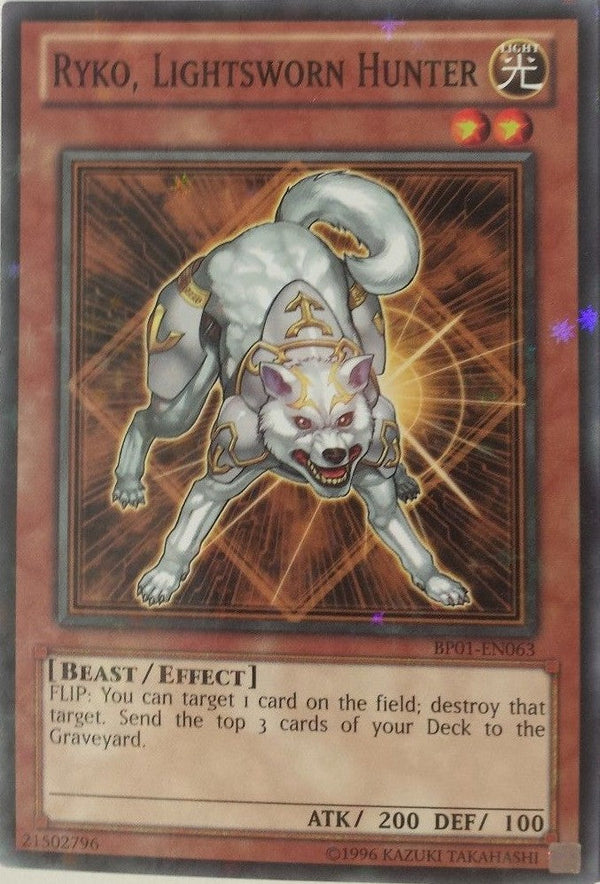 Ryko, Lightsworn Hunter - BP01-EN063 - Starfoil Rare - Unlimited available at 401 Games Canada