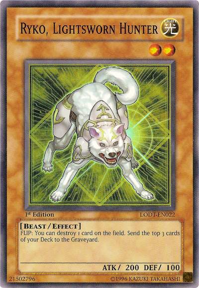 Ryko, Lightsworn Hunter - LODT-EN022 - Super Rare - 1st Edition available at 401 Games Canada