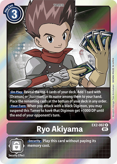 Ryo Akiyama - EX2-062 - Rare available at 401 Games Canada