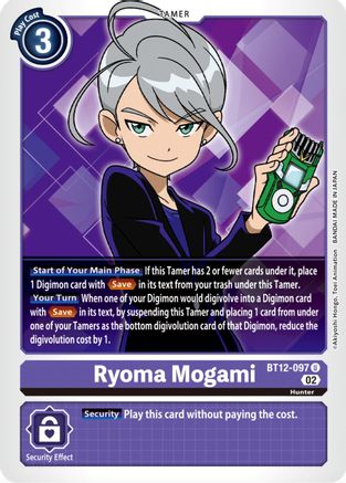 Ryoma Mogami - BT12-097 - Uncommon available at 401 Games Canada