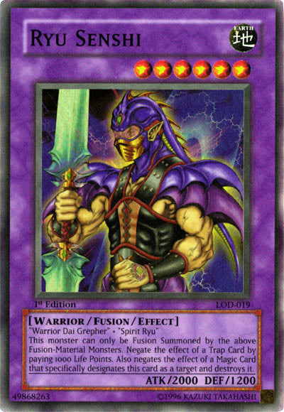 Ryu Senshi - LOD-019 - Super Rare - 1st Edition available at 401 Games Canada