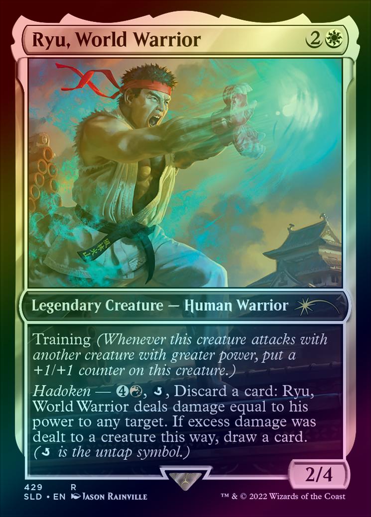 ryu mtg card Ryu, World Warrior 429 Secret Lair Drop for sale
