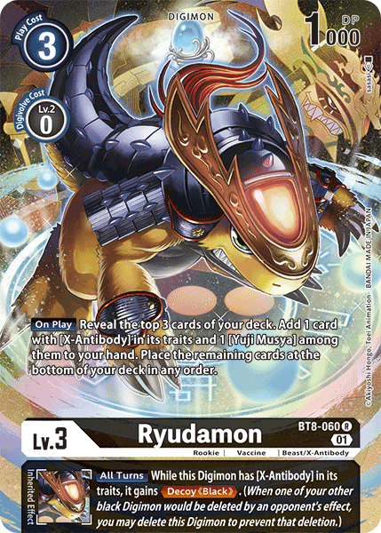 Ryudamon (Alternate Art) - BT8-060 - Rare available at 401 Games Canada