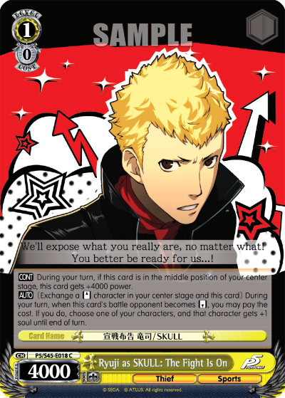 Ryuji as SKULL: The Fight Is On - P5/S45-E018 - Common available at 401 Games Canada