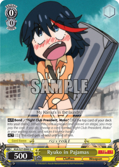 Ryuko in Pajamas - KLK/S27-E008 - Uncommon available at 401 Games Canada