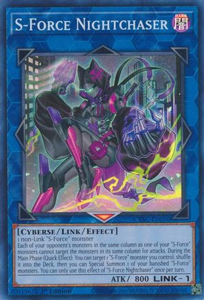 S-Force Nightchaser - CYAC-EN050 - Super Rare - 1st Edition available at 401 Games Canada