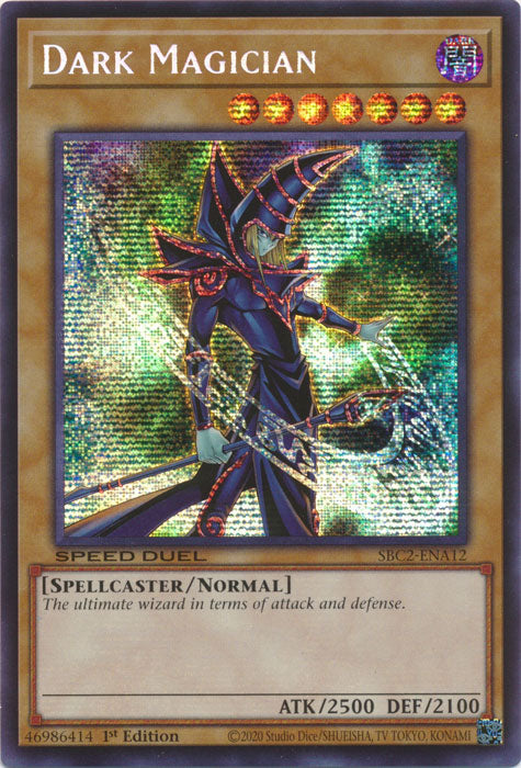 Dark Magician (PSR) - SBC2-ENA12 - Prismatic Secret Rare - 1st Edition