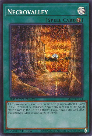 401 Games Canada - Necrovalley (PSR) - SBC2-ENF14 - Prismatic Secret Rare