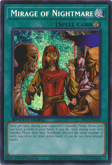 Mirage of Nightmare (PSR) - SBC2-ENG09 - Prismatic Secret Rare - 1st Edition