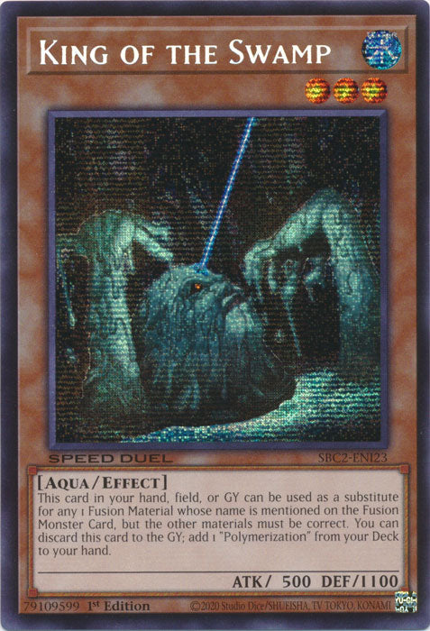 King of the Swamp (PSR) - SBC2-ENI23 - Prismatic Secret Rare - 1st Edition