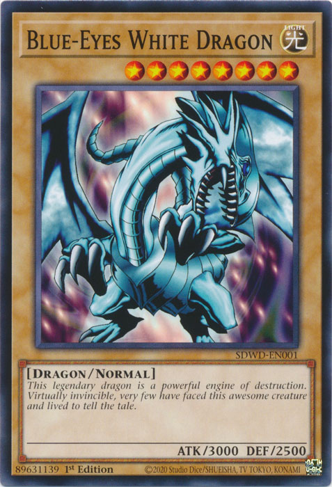 Blue-Eyes White Dragon (SDWD-EN001) - SDWD-EN001 - Common - 1st Edition