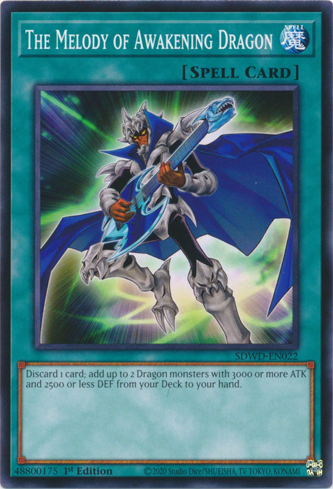 The Melody of Awakening Dragon - SDWD-EN022 - Common - 1st Edition