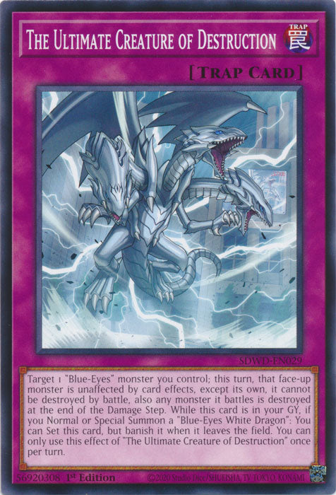 The Ultimate Creature of Destruction - SDWD-EN029 - Common - 1st Edition