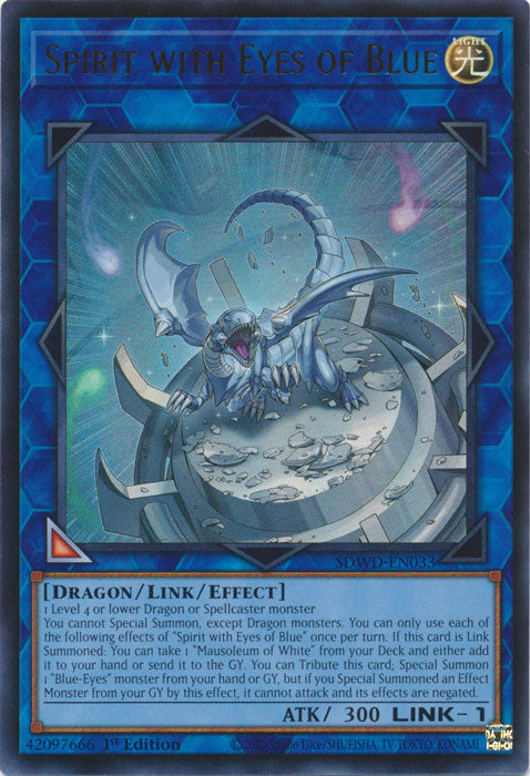 Spirit with Eyes of Blue - SDWD-EN033 - Ultra Rare - 1st Edition