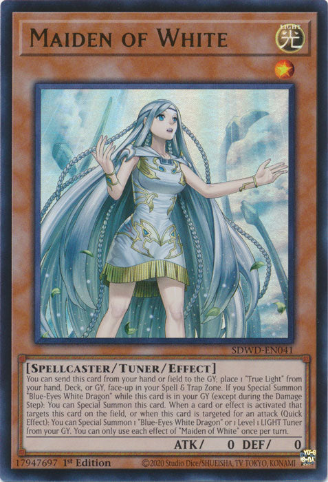 Maiden of White - SDWD-EN041 - Ultra Rare - 1st Edition