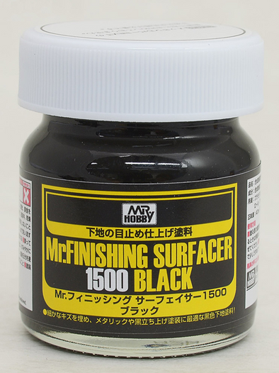 Mr. Hobby - Mr. Finishing Surfacer Black 1500 Bottle