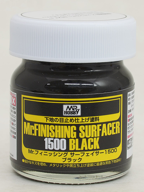 Mr. Hobby - Mr. Finishing Surfacer Black 1500 Bottle