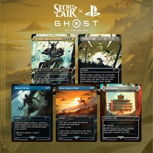 【foil】Secret Lair x Ghost of Tsushima 401 Games Canada - Secret Lair Drop Series - Secret Lair x