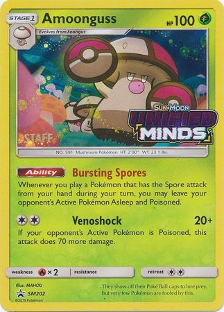 Amoonguss - SM202 - (Staff) Pre-Release Promo