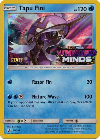 Tapu Fini - SM203 - (Staff) Pre-Release Promo