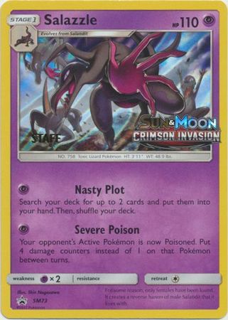 Salazzle - SM73 - (Staff) Pre-Release Promo