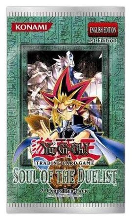 Yugioh - Soul of the Duelist Booster Pack - 1st Edition