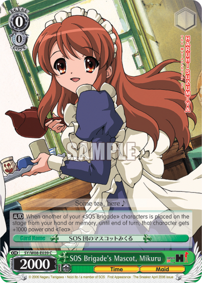 SOS Brigade's Mascot, Mikuru - SY/W08-E039 - Common available at 401 Games Canada