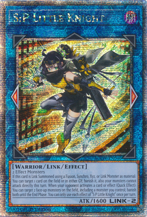 S:P Little Knight - AGOV-EN046 - Quarter Century Secret Rare - 1st Edition available at 401 Games Canada