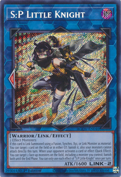 S:P Little Knight - AGOV-EN046 - Secret Rare - 1st Edition available at 401 Games Canada