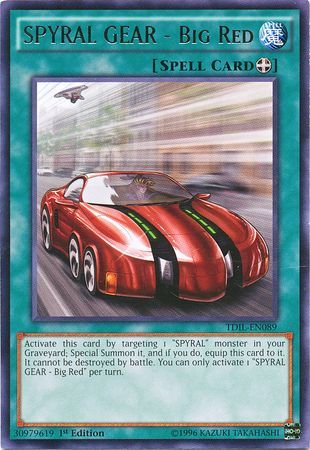 SPYRAL GEAR - Big Red - TDIL-ENSE4 - Super Rare - Limited Edition available at 401 Games Canada