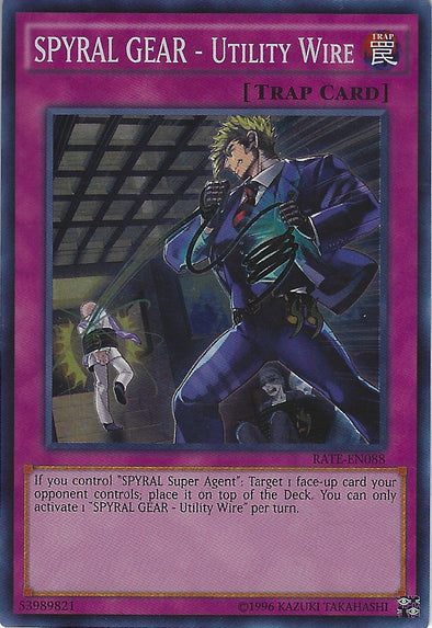 SPYRAL GEAR - Utility Wire - RATE-EN088 - Super Rare - Unlimited available at 401 Games Canada