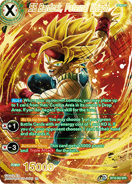 SS Bardock, Paternal Unison - BT10-062 - Special Rare (SPR) (Reprint) available at 401 Games Canada