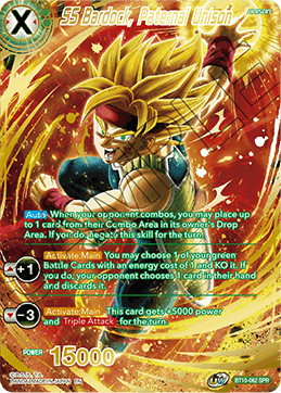 SS Bardock, Paternal Unison - BT10-062 - Special Rare (SPR) available at 401 Games Canada