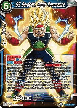 SS Bardock, Spirit Resonance - EX17-03 - Expansion Rare available at 401 Games Canada