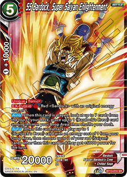 SS Bardock, Super Saiyan Enlightenment - BT13-010 - Super Rare available at 401 Games Canada