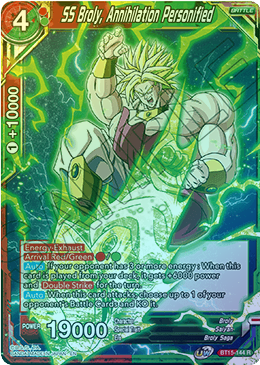 SS Broly, Annihilation Personified - BT15-144 - Rare (FOIL) available at 401 Games Canada