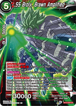 SS Broly, Brawn Amplified - BT13-024 - Uncommon (FOIL) available at 401 Games Canada