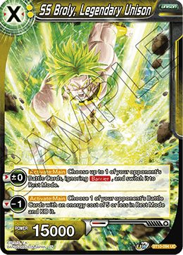 SS Broly, Legendary Unison - BT10-094 - Uncommon (FOIL) (Reprint) available at 401 Games Canada