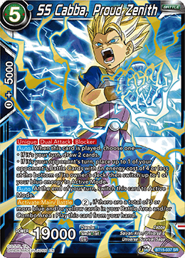 SS Cabba, Proud Zenith - BT15-037 - Super Rare available at 401 Games Canada