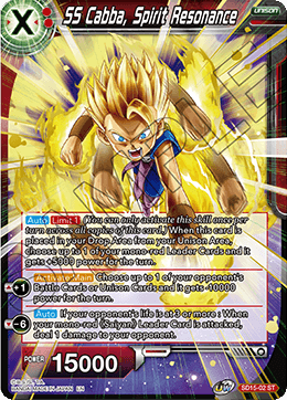 SS Cabba, Spirit Resonance - SD15-02 - Starter Rare available at 401 Games Canada