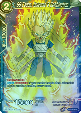 SS Cabba, Universe 6 Combination - BT15-038 - Uncommon (FOIL) available at 401 Games Canada